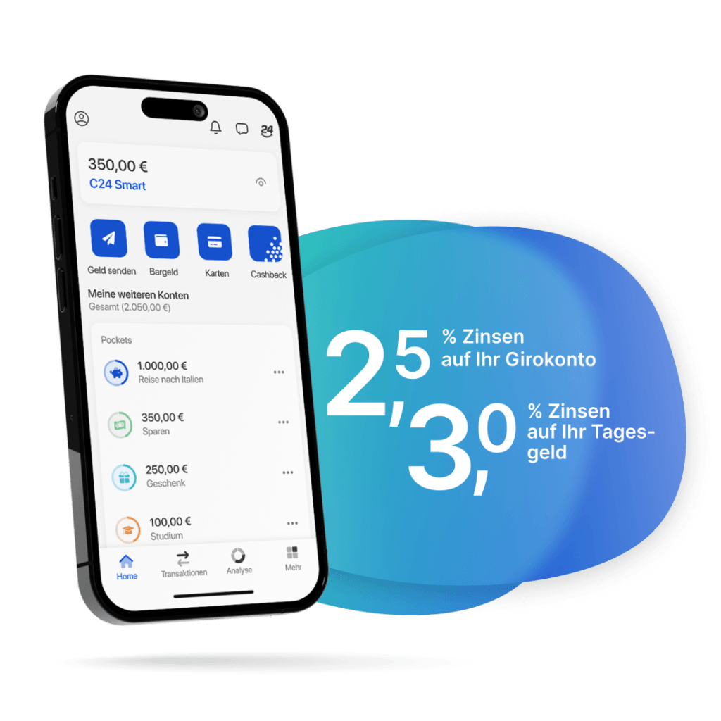 C24 Smart Bankkonto Pockets