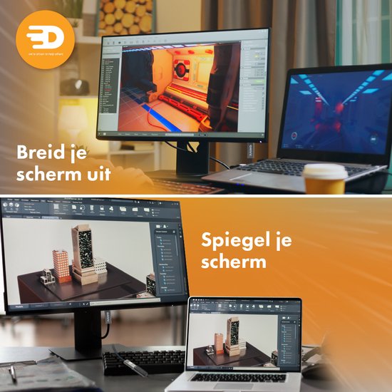 Drivv. HDMI-Kabel 2.1 8K - Ultra HD High Speed - HDMI zu HDMI - Geeignet für Xbox Serie X & PS5 - 1 Meter - Nylon - Grau