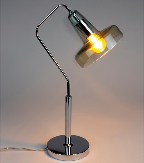 Feliz Lifestyle Tischleuchte - Grün - Glas - 230 V - 9 W - 30x20x59cm - Kabellänge 1