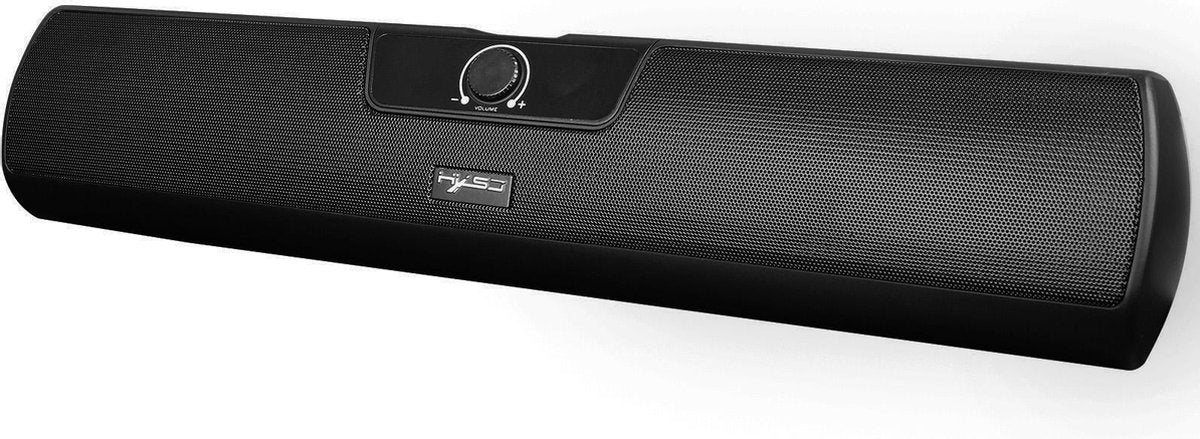 HXSJ Q3 Soundbar PC-Lautsprecher - USB - für Desktop-Computer / Notebooks / Smart-TVs / Projektorgeräte - Schwarz