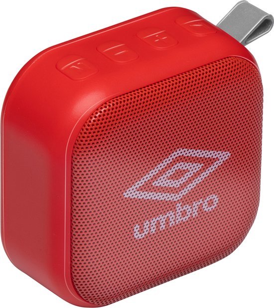 Umbro Mini-Lautsprecher - Kabellos - Mit Schleife - 400mAh - Schwarz/Rot