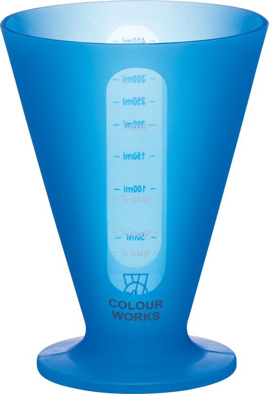 Colourworks Messbecher Brights 400 ml Silikon Blau