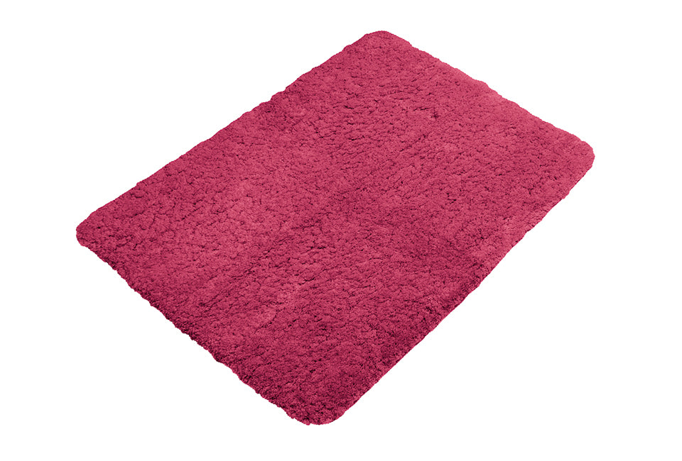 Ziczac Badteppich Anti-Rutsch - 60x120cm - Rot