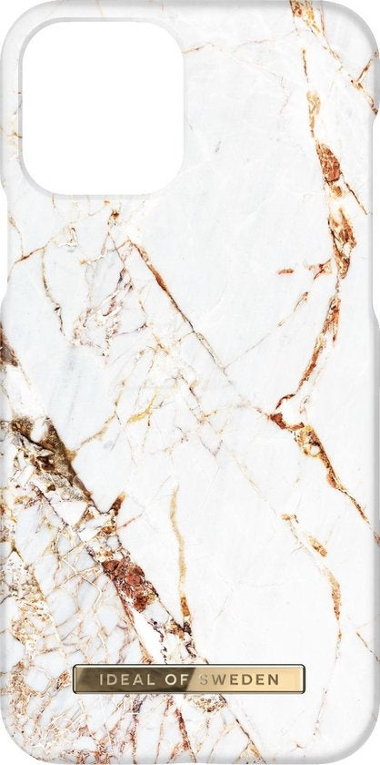 iDeal of Sweden Tasche passend für Apple iPhone 13 Pro - Kunststoffrückseite - Carrara Gold