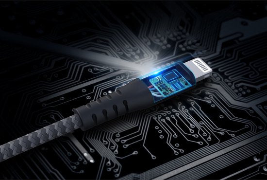 HYPER Typ C zu Lightning Kabel 2 Meter