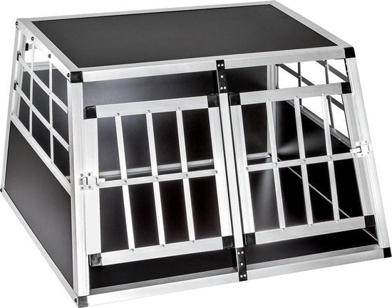 Tectake Autobank - Hundebank - 89 x 69 x 50 cm