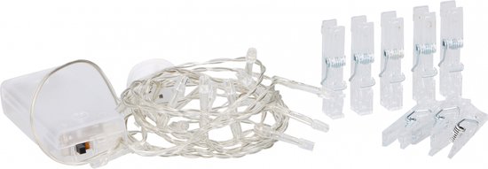Home comfort Cord mit Leuchtstiften - 16 LED-Stifte - Transparent - Kunststoff - 240 cm