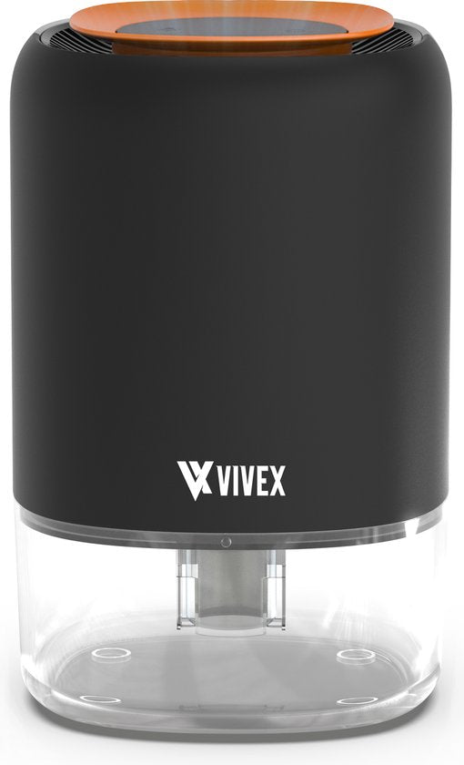 Vivex® Luftentfeuchter AirDry Pro - Entfeuchtet 600 ml pro Tag - Extrem leise - RGB LED - Luftreiniger geeignet für Haus