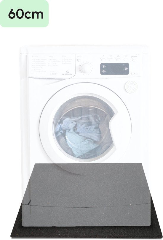 Bodo® 2 x Anti-Vibrationsmatte Waschmaschine und Trockner - 60x60x0.8cm