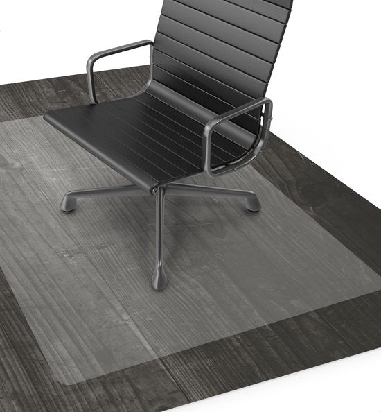 Goliving Bodenschutzmatte Bürostuhl - Bürostuhlmatte - PVC - Geräuschdämpfend - Für harte Böden - 120 x 150 cm - Transparent