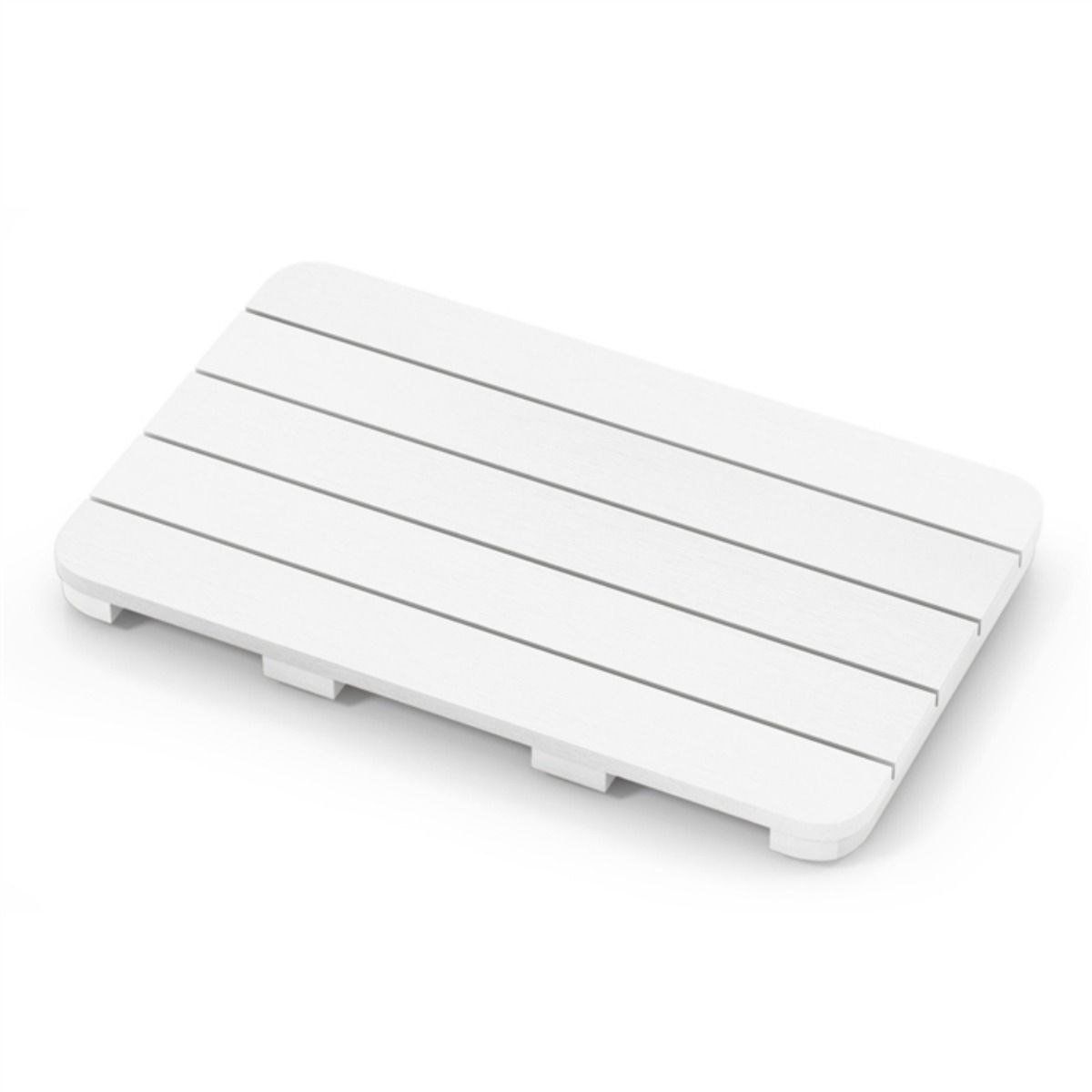 Coast Badematte - Kunststoff - Max. 150 kg - 55 x 34 x 5 cm - Weiß