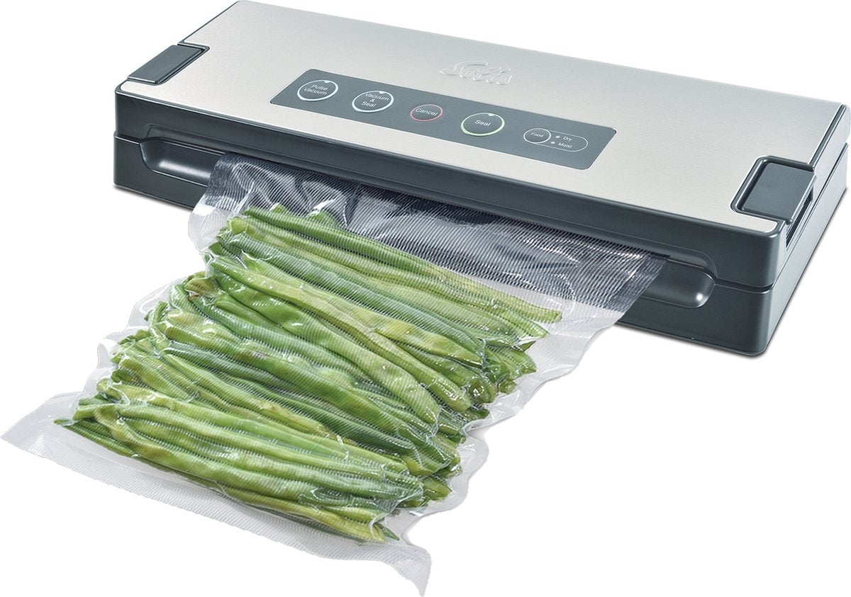 Solis Vac Premium 574 Vakuummaschine - Vakuumierer mit Schlauchanschluss - Vakuumversiegler - Grau