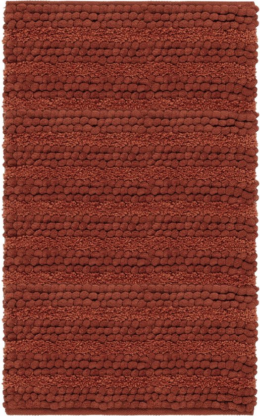 Heckettlane Badematte Roberto - Badematte - Rutschfester Teppich - 60x100 - Orange