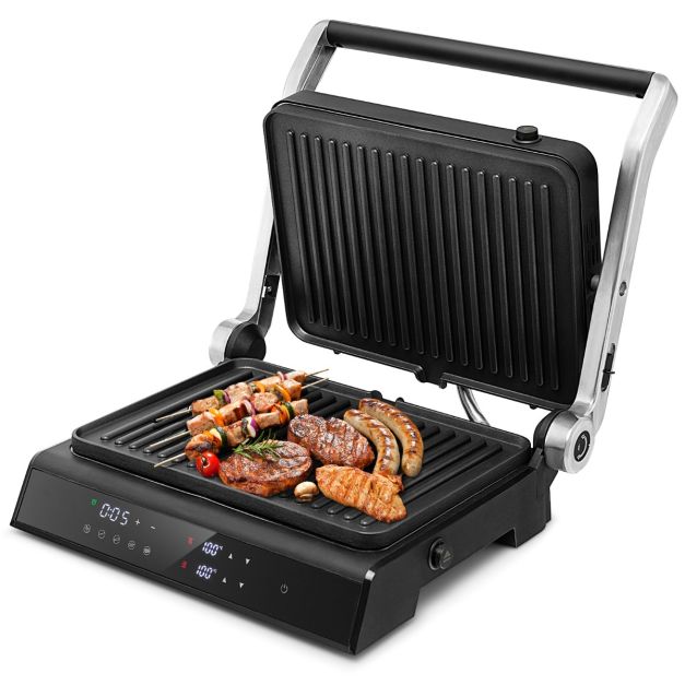 Coast Grillpresse - Antihaft - 1200W - 3 in 1 - 240V - 35 cm x 30 cm x 14 cm - Schwarz