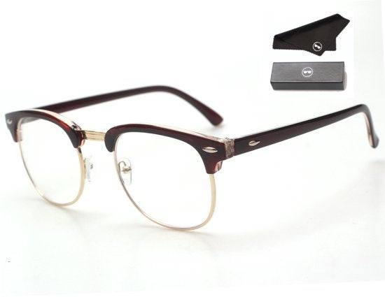 LC Eyewear Computerbrille - Blaulichtbrille - Displaybrille - Club - Unisex - Braun