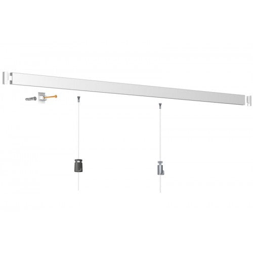 ARTITEQ HBI PAKET 3 KLICK-SCHIENE WEISS GRUNDIERT
