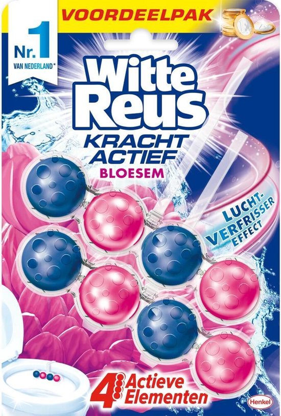 White Giant Toilettenstein Power Active Blossom 2 Stück