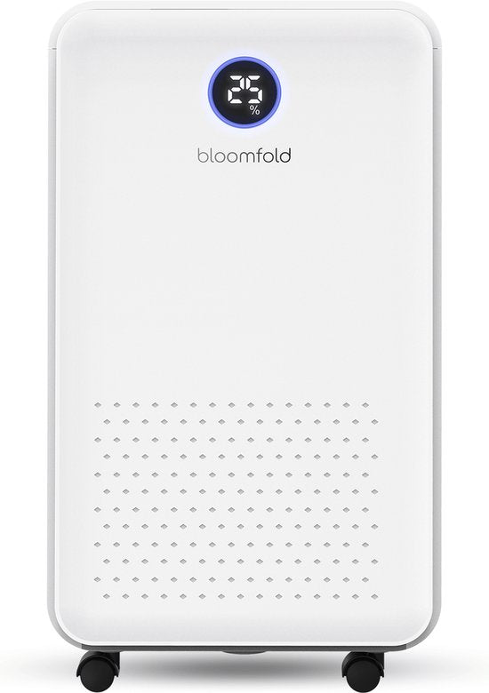 Bloomfold Luftentfeuchter - 16L pro Tag - inkl. Wasch-Trocken-Funktion - geeignet für Wohnzimmer