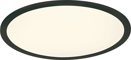 Trio leuchten - LED-Deckenleuchte - Deckenleuchte - 26W - Warmweiß 3000K - Dimmbar - Rund - Schwarz - Aluminium