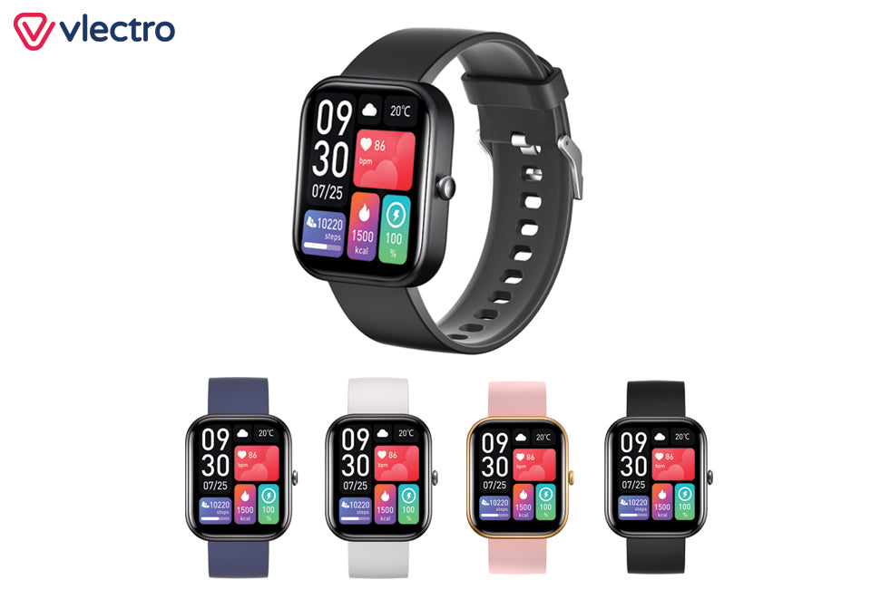 Vlectro Smartwatch R1 - Schwarz