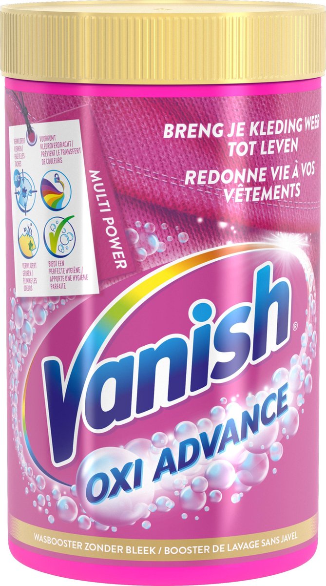Vanish Oxi Advance Wäsche Booster Pulver 1200g
