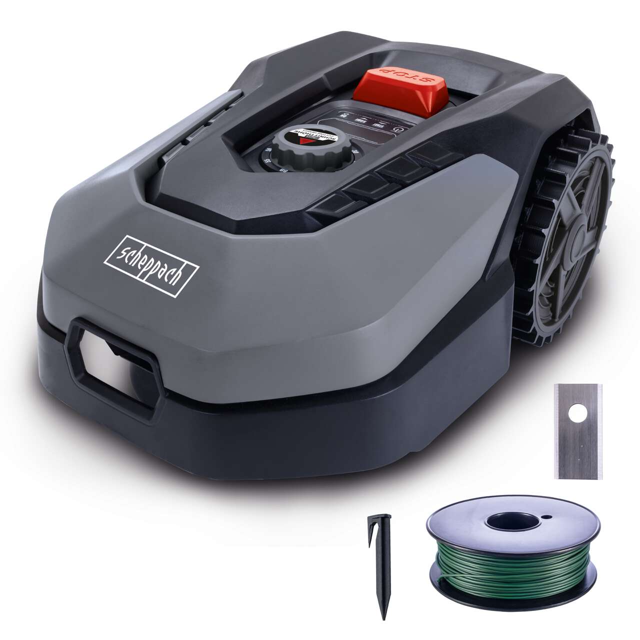 Scheppach Mähroboter RoboCut XXL900 bis zu 900 qm² | 18cm Schnittbreite | 20-60mm Schnitthöhe | Wifi