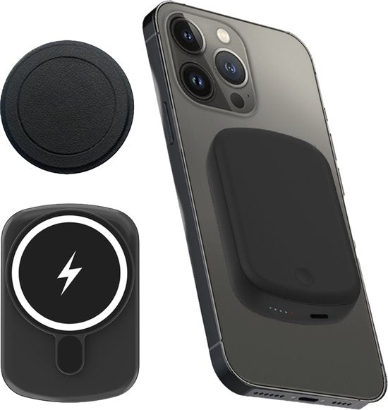 iSetchi Powerbank 10000 mAh - Klein - 20W USB-C - MagSafe