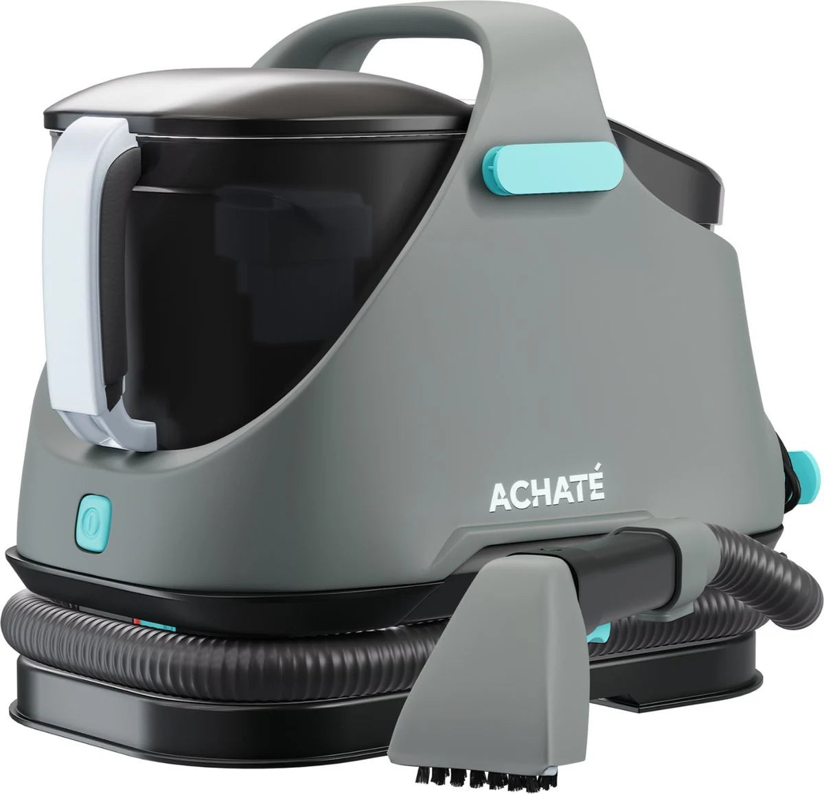 Achaté© - Fleckenreiniger - Teppich/- Sofa/- und Matratzenreiniger - 650W - 1400ml - Grau