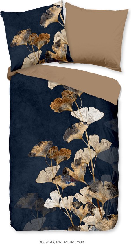 Good Morning Bettbezug "Ginkgoblätter" - Multi - (200x200 cm) - Baumwolle