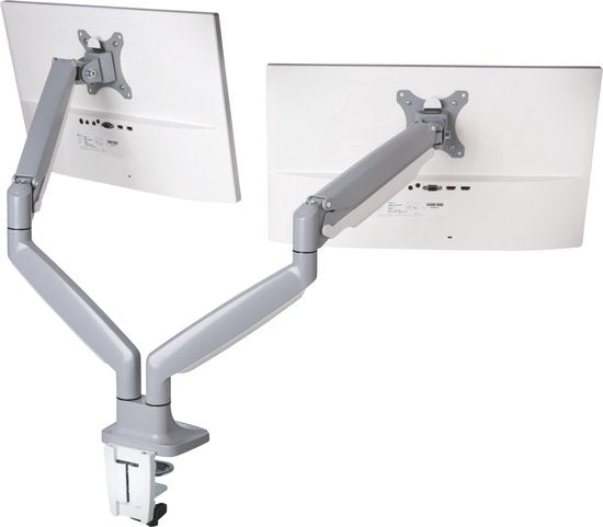 Kensington SmartFit One-Touch Dual Monitor Arm - Für 2 Bildschirme - Höhenverstellbar - Für 13 - 32" & bis zu 9 KG - Grau
