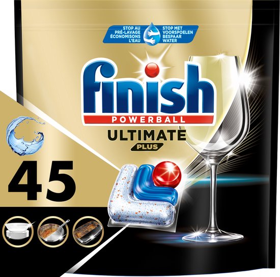 Finish Ultimate Plus All in One Regular Geschirrspüler Tabletten - 45 Kapseln