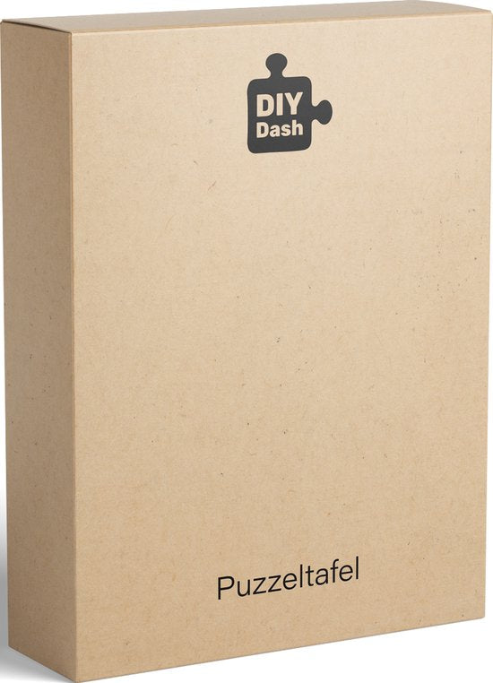 DIYDash Puzzletisch XXL Voll zusammenklappbar - 1500 Teile - Matte - Brett - Platte - Ablage - Deluxe - Rollmatte - Teppich - Für Puzzles - 1000