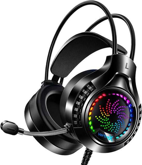 VERTREX Gaming Headset mit Mikrofon - PC