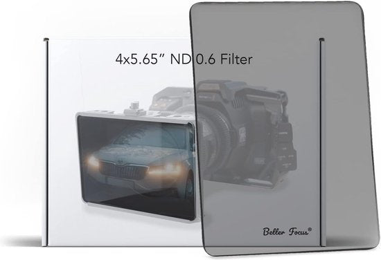 Better Focus 4x5.65 Kinofilter für Matte Box - ND 0.6 - wasser- und ölabweisend