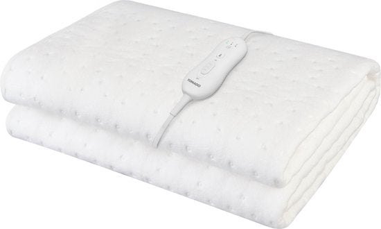 Tomado TEB1505W - Heizdecke 1 Person - Elektrische Unterbettdecke - Extra schnelle Heizung - 150 x 80 cm
