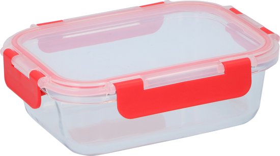 Alpina Food Storage Box - 620 ml - Glas - Extra stabil - Gefrierschrank-