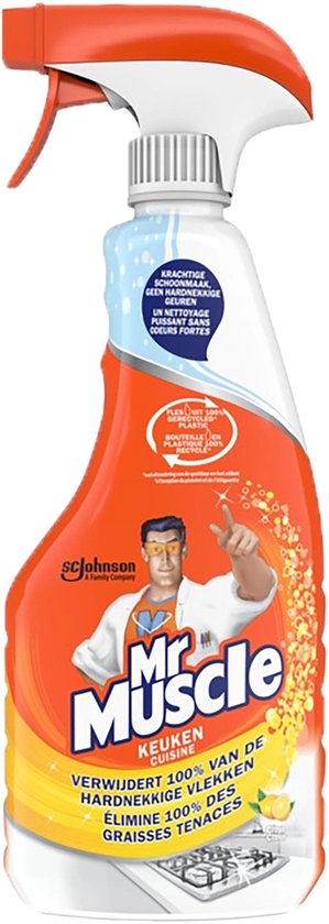 Mr Muscle Küchenreiniger Spray - Zitrone - für alle Oberflächen