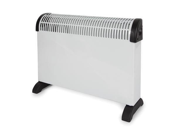 Perel Konvektorheizung mit Turbofunktion - 2000W - 3 Heizstufen - 58x19