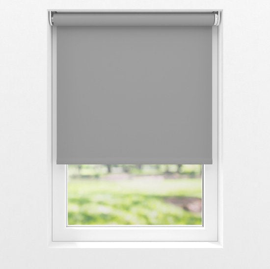 VONROC SMART BLINDS - Elektrisches Rollo - Verlängerung - 100 x 190 - Grau - Ohne Fernbedienung und Ladekabel