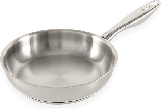 ELLE Gourmet Classique Bratpfanne aus Edelstahl - Ø 20 cm - PFAS frei - Induktion