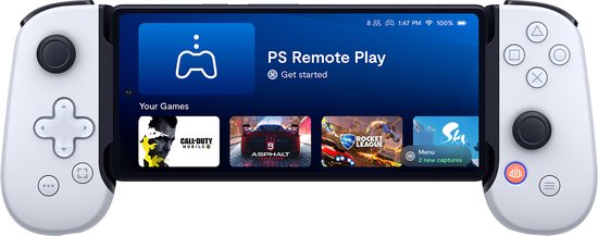 Backbone One - PlayStation Edition (Lightning) - Mobiler Controller für ANDROID - Weiß