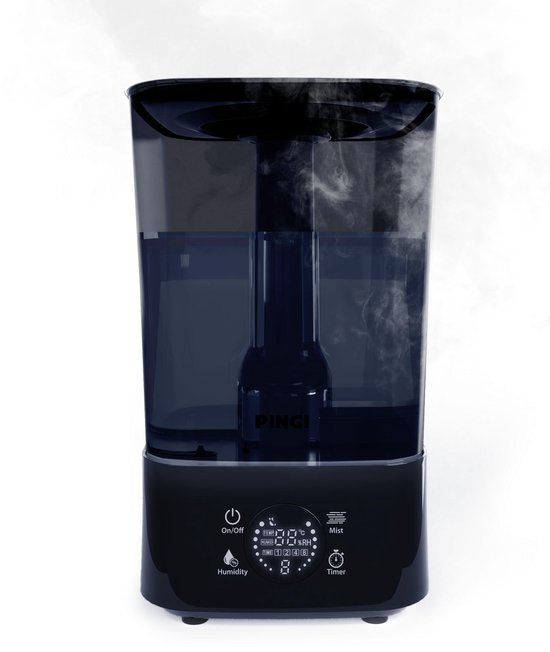 PINGI Cascada Digitaler Ultraschall-Luftbefeuchter 4 Liter