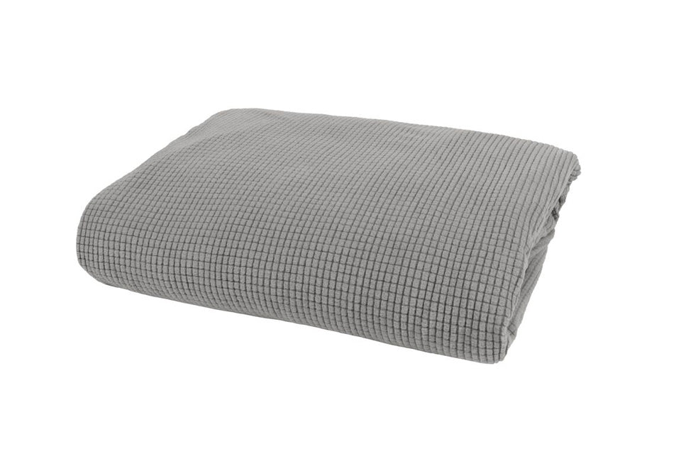 Home & Comfort Soft Stretch Seat Protector für 2-Sitzer - Hellgrau - 59x245 cm - Schützen Sie Ihre Möbel mit Stil