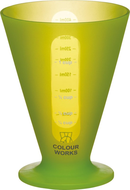 Colourworks Messbecher Brights 400 ml Silikon Grün