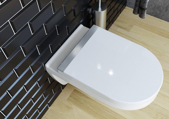Allibert Stahl Toilettendeckel weiß