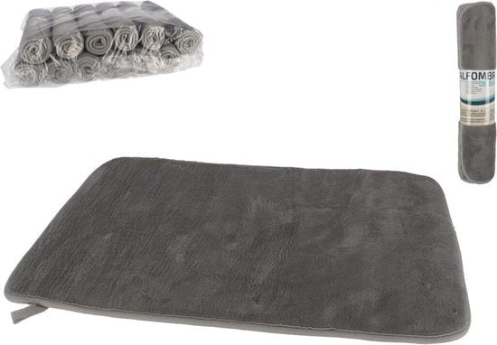 Alfombra - weiche Badematte - Vorleger - Badezimmer - 40x60cm - anthrazit