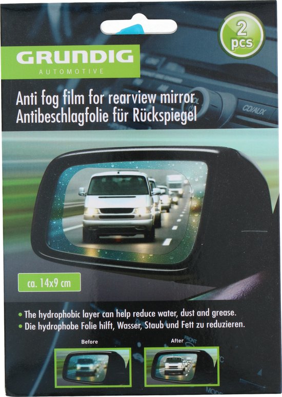 Grundig Anti-Beschlag-Folie - 2 Stück - Kondenswasserfolie - Transparent
