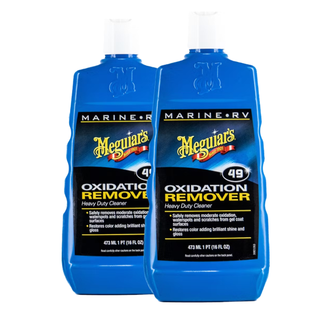 2x Meguiar's Marine/RV Heavy Duty Oxidationsentferner - 2x 473 ml - Weiß - 22x10x4 cm