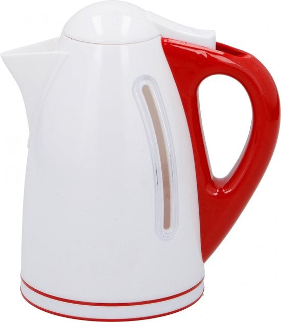 Eddy Toys Wasserkocher Rot/Weiß 15 cm