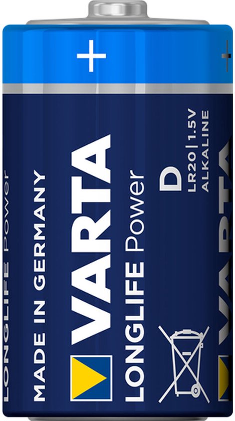 Varta Longlife Power D-Batterien - LR20 - 2 Stück